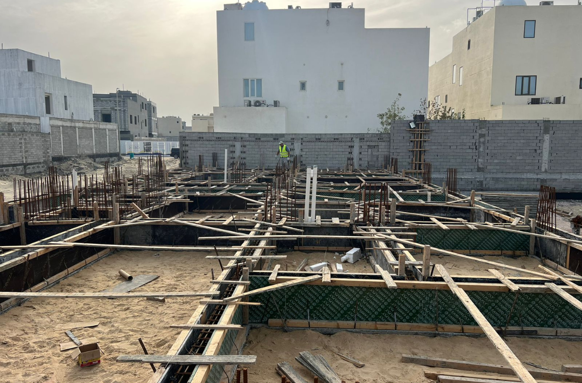 مشروع إنشائي مكتمل