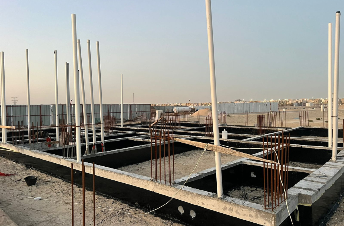 مشروع إنشائي مكتمل