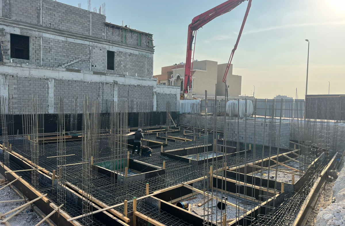 مشروع إنشائي مكتمل