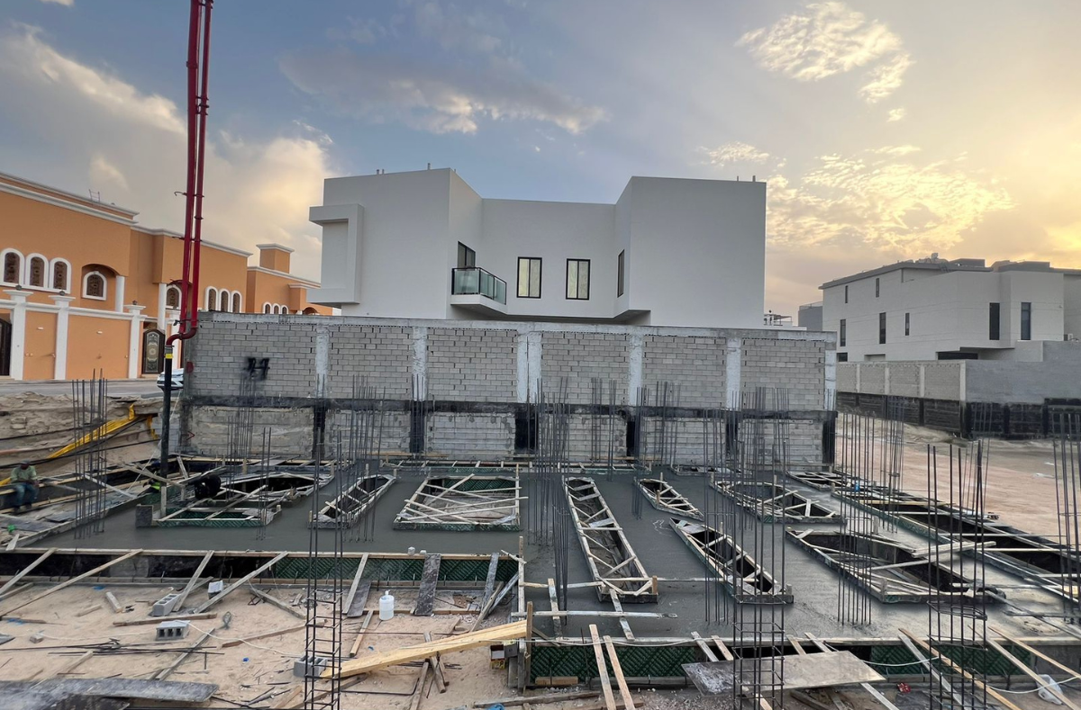 مشروع إنشائي مكتمل