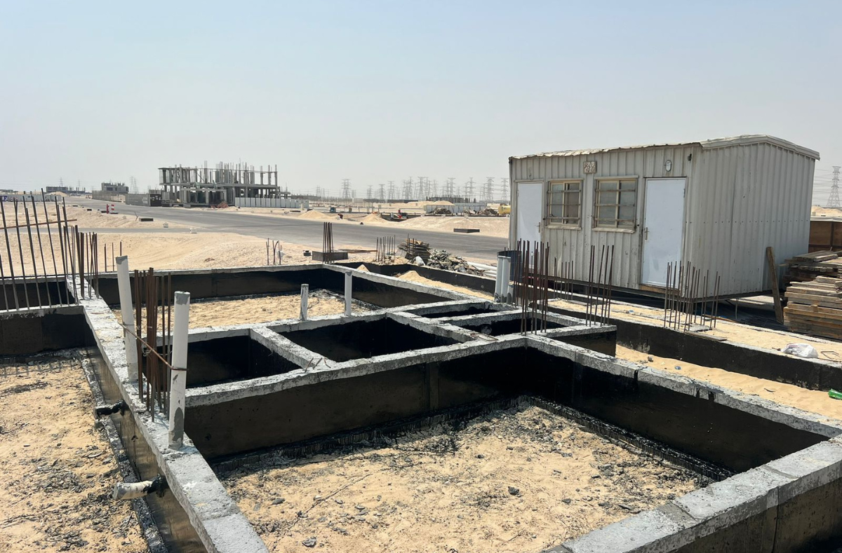 مشروع إنشائي مكتمل